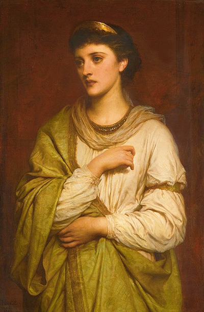 A Roman Maiden Frank Dicksee